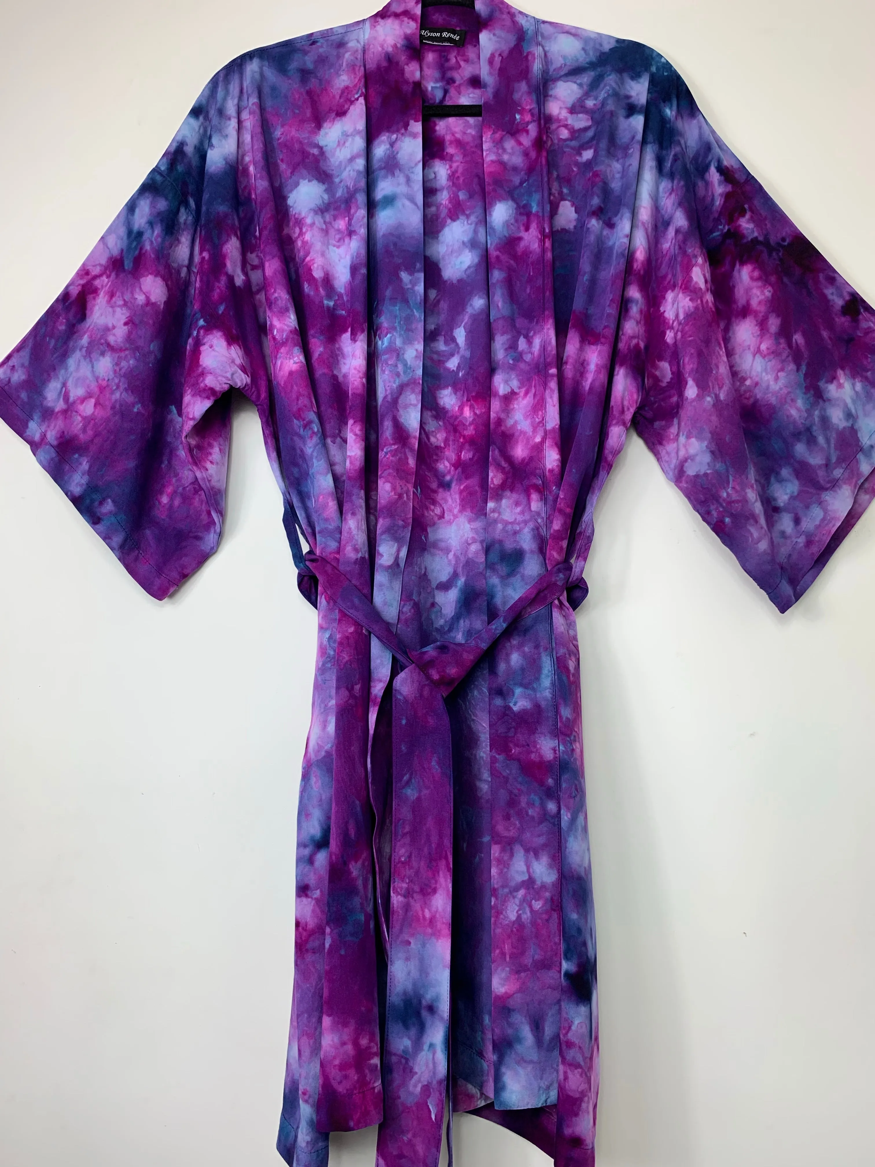 Kimono robe (storm clouds)