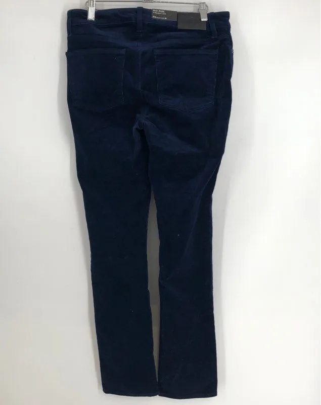 NWT Lauren Ralph Lauren Women's Blue Mid-Rise Straight Leg Chino Pants - Size 8
