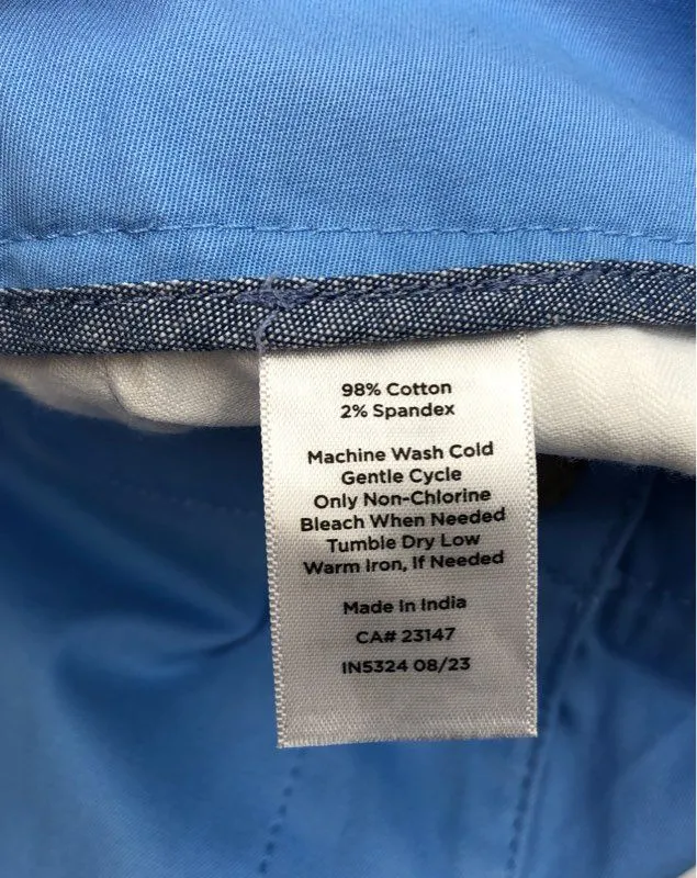 NWT Talbots Women's Blue Chino Pants - Size 16