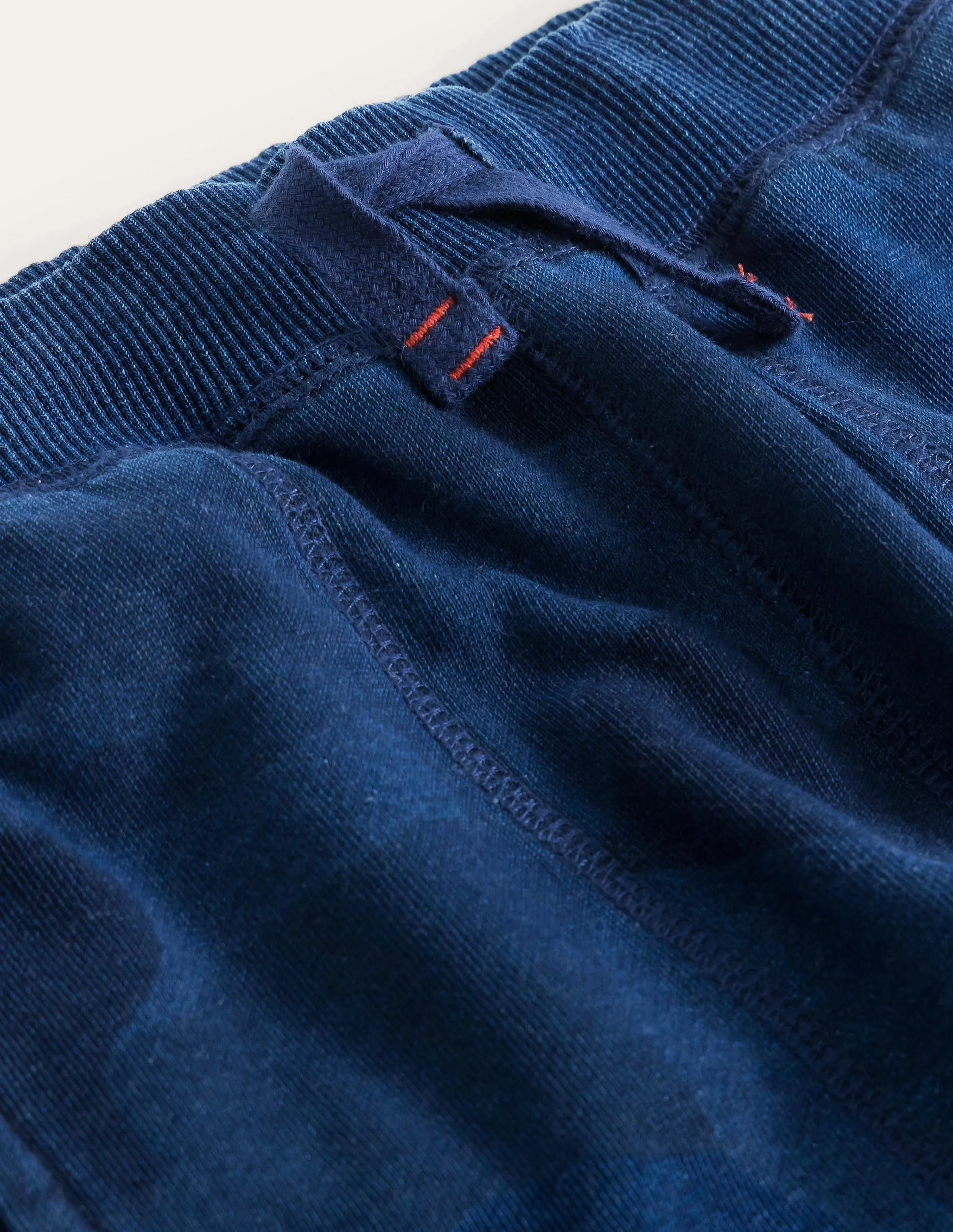 Printed Joggers-Indigo Camo