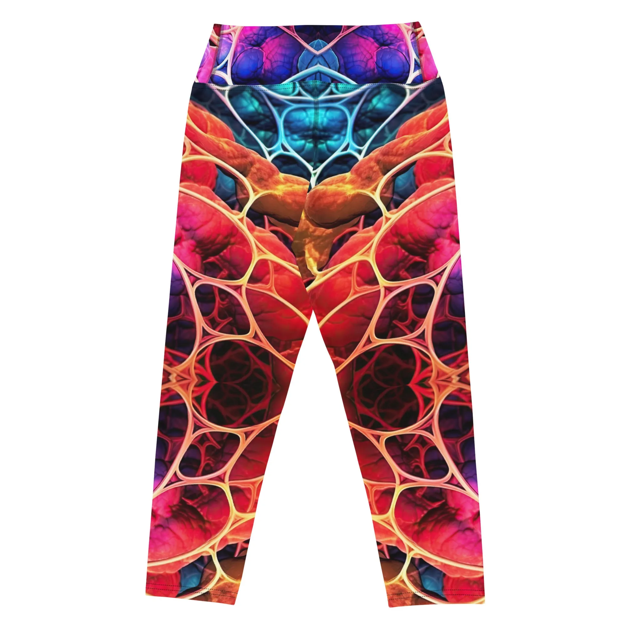 Yoga Capri Leggings Jump to Survive